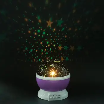 

Novelty Multiuse Night Light Projector Lamp Rotation Flashing Starry Night Star Moon Usb Led Light Battery Kids Lamparas Lamp