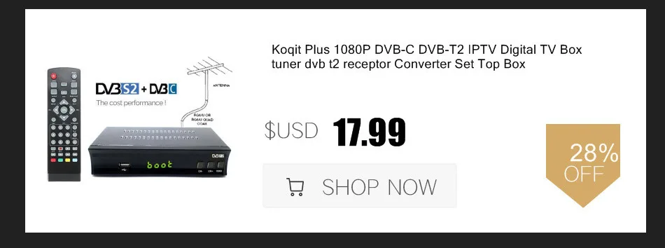 Koqit HD AC3 DVB-S2 рецептор цифровой спутниковый ресивер ТВ тюнер коробка m3u IP tv Combo USB Wifi RJ45 Lan интернет Youtube VU Biss