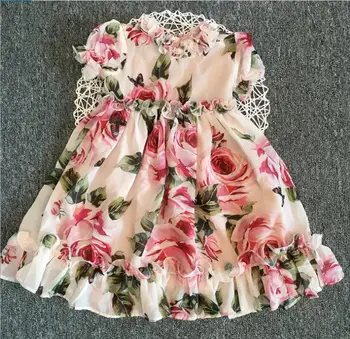 

girls flowers dresses 2019 new kids party dress fashion high-grade little girls dresses cute girls party dresses wedding