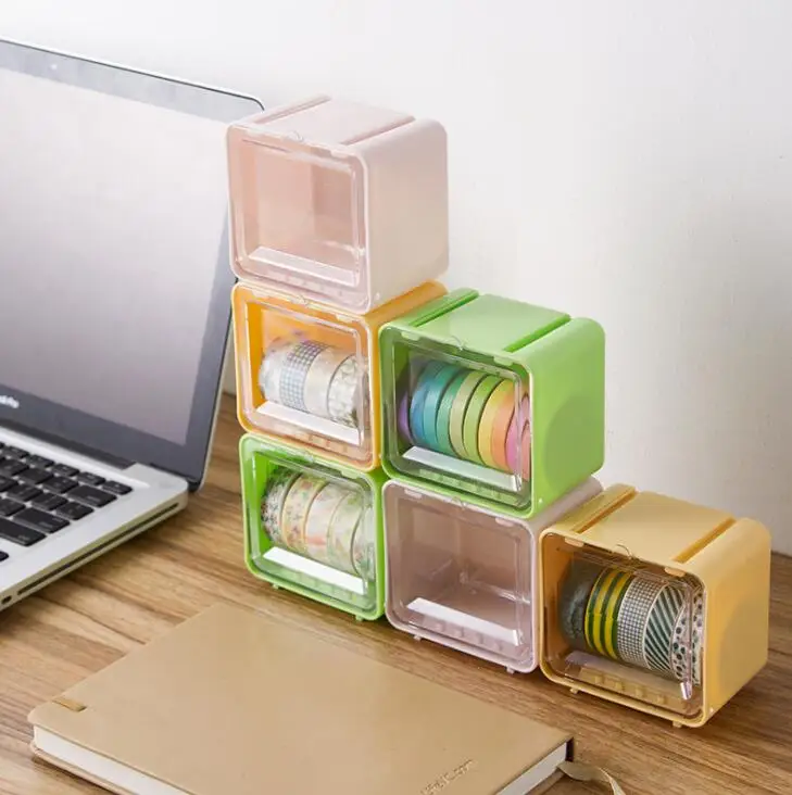 DIY должен иметь пластиковый диспенсер для клейкой ленты офисный Настольный