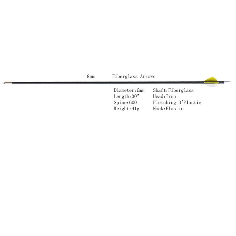 3-12 قطعة 31 بوصة 8 مللي متر الفيبرجلاس الرماية السهام السهم السهام الرماية الصيد السهام ل مجمع قوس Recurve