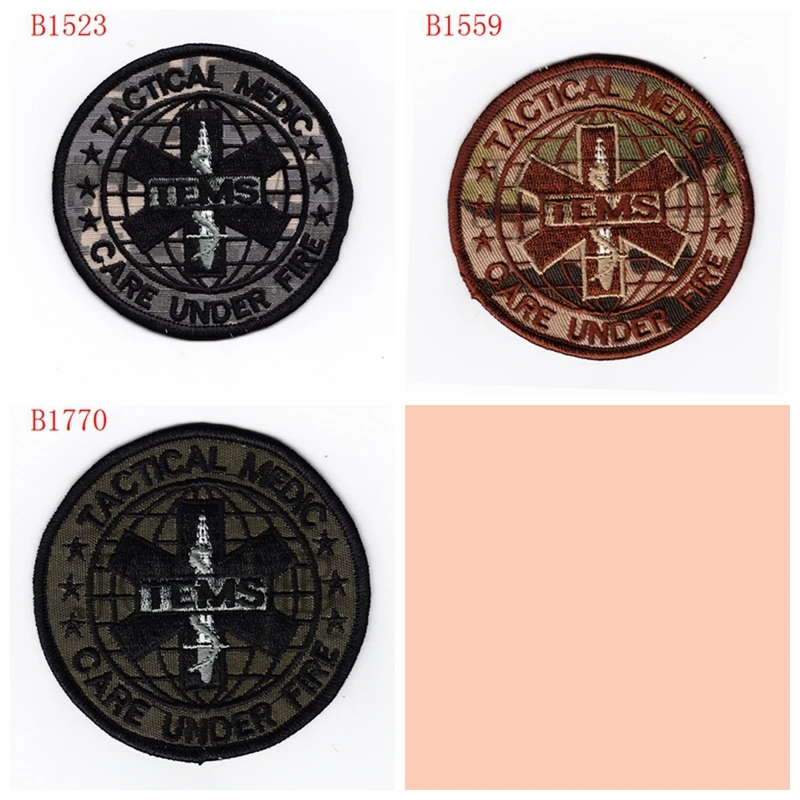 

Tactical Medic care under fire Morale tactics Military Embroidery patch