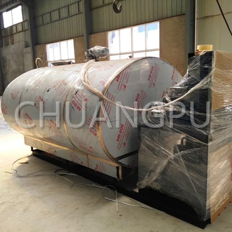 

5000Liter Stainless Steel Milk Chilling Tank for Food Products Factory, 5T High-Performance and Low Noise Milk Cooling Tank