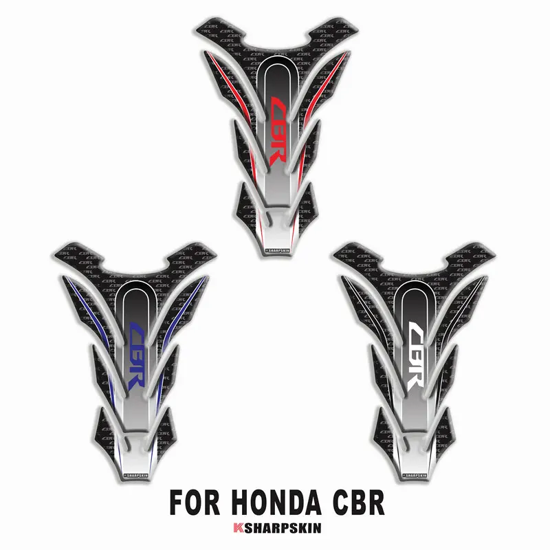 3D Fishbone топливный бак накладка наклейка крышка бензиновый топливный для HONDA CBR cbr MOTO наклейка