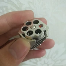 ZABRA Luxury 925 Silver Biker Men Russian Soldier Bullets Roulette Ring Big Punk Rock For Mens Customized Jewelry