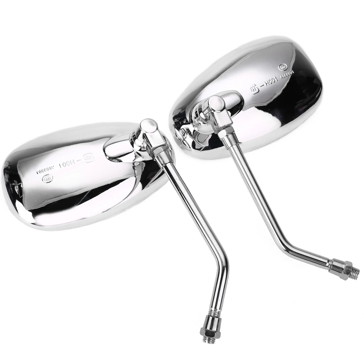 For Suzuki Intruder Volusia 1 Pair Rearview Side Mirrors Support VS VL 700 750 800 1400 1500 Mayitr