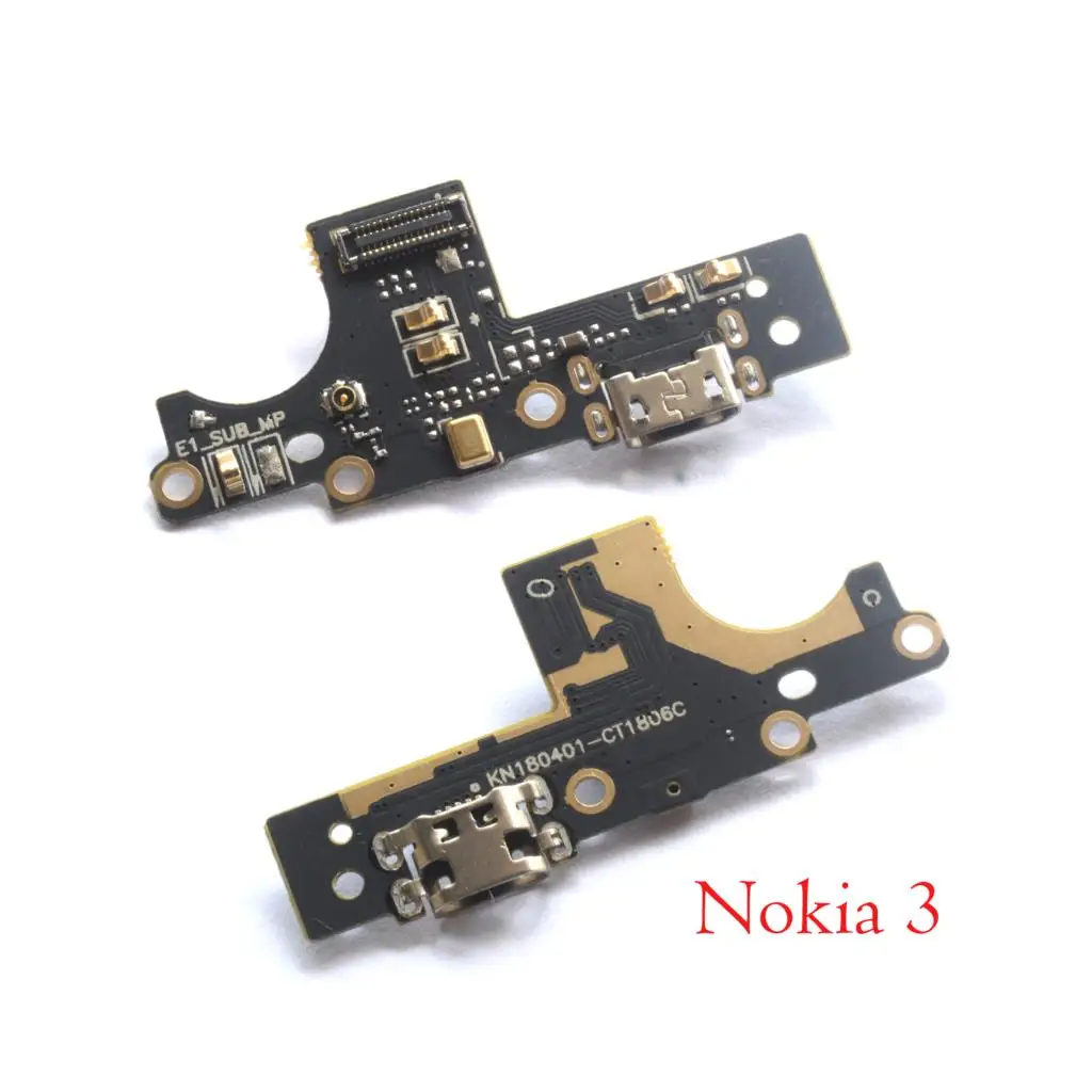 Для Nokia 3 Micro USB зарядное устройство гибкий кабель/Micro зарядка порт плата для