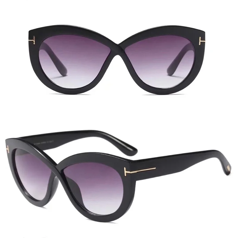 Explosive models B92145 stylish UV400 rounded hart shape fullrim European gradient color tendy sunglasses for women | Аксессуары для