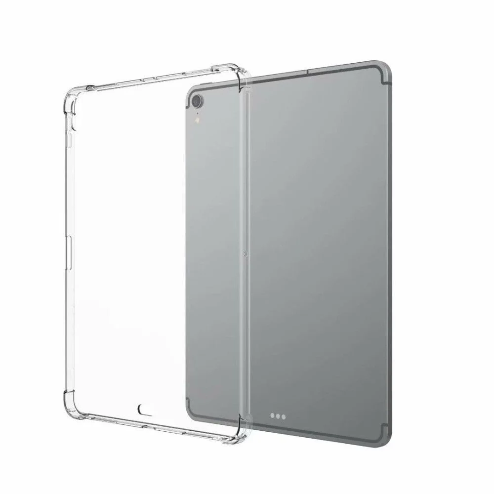 Ультра тонкий прозрачный мягкий чехол ТПУ защитный чехол противоударный полный защитный чехол для iPad Pro "12,9"