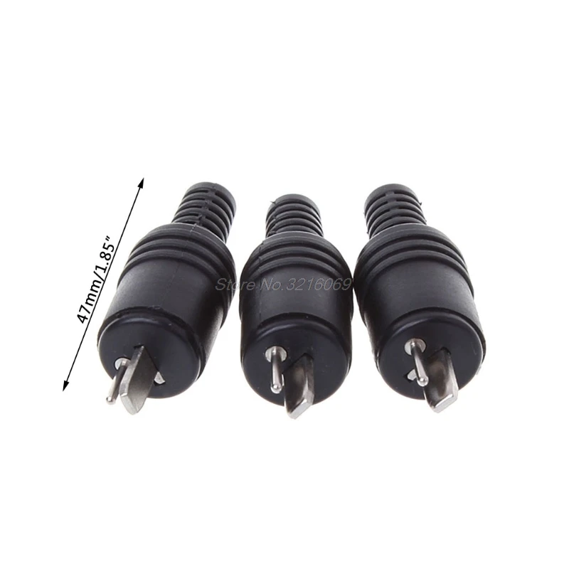 10 Pcs 2 Pin DIN Speaker Plug 2-Pin Plug Hifi Loudspeaker Cable Solder Connector Whosale&Dropship