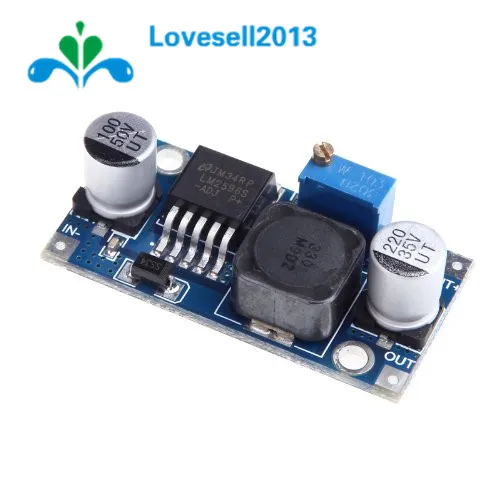 

DC-DC Step Down Buck Converter Module LM2596 3.2V-40V To 1.25V-35V Adjustable Power Voltage Regulator 43x21x14mm High Efficiency