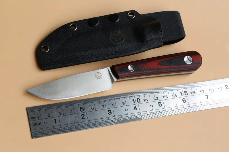 

JUFULE Bolte Scout D2 blade G10 handle fixed blade hunting straight knife KYDEX Sheath camp survival outdoors EDC knives tools