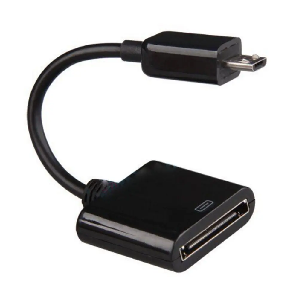 

30Pin Female For iPhone 4 4S to Micro USB 5Pin Male Charger Adapter Cable for Android Adapter Converter Cable For iPad 1 2 3