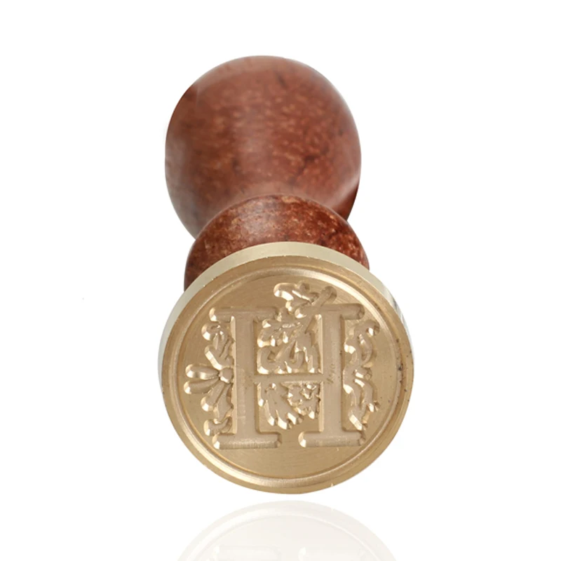 sealing wax classic initial wax seal stamp alphabet letter h retro wax letter seals