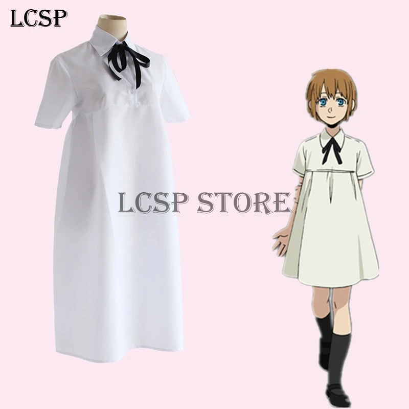 LCSP GANGSTA Nina Cosplay Costume Japanese Anime Gangster Adult White Dress  Uniform Suit Outfit Clothes _ - AliExpress Mobile
