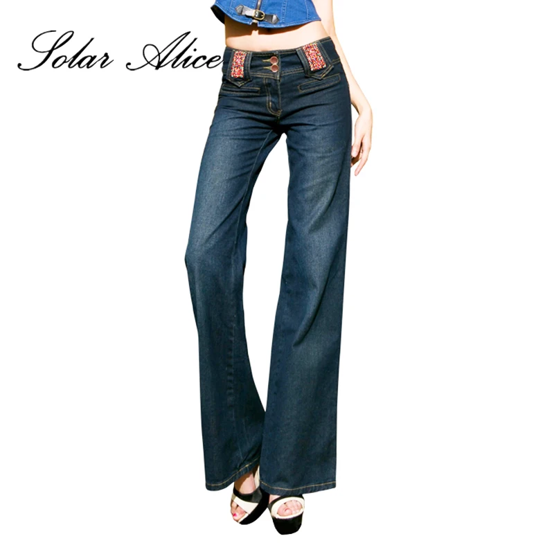 Boyfriend Jeans Baggy Classic Washed Denim Trousers Women