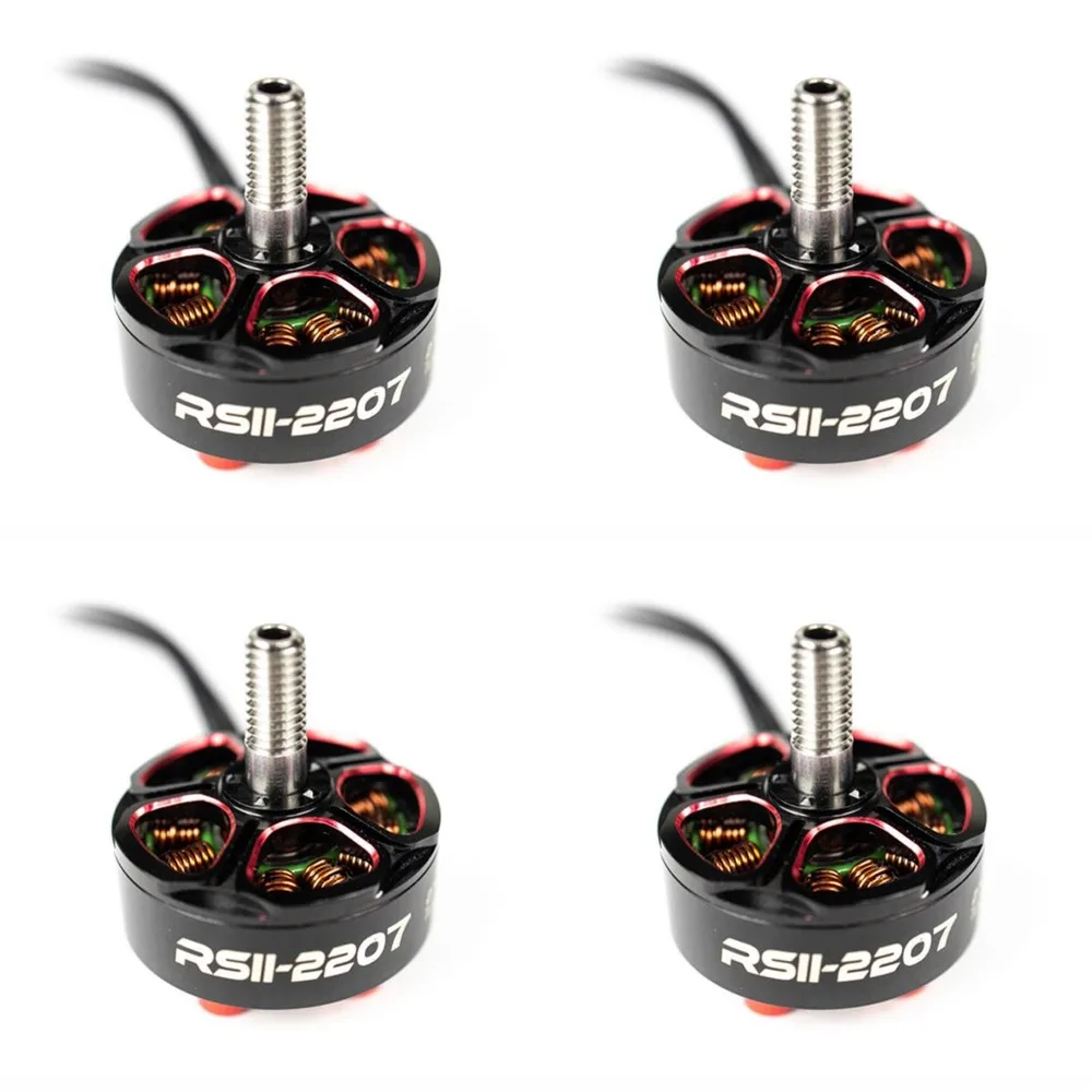 Бесщеточный мотор Emax RSII 2207 3 6S 1600/2300/2550kv 2CW 2CCW 4 шт. для квадрокоптера FPV|Детали и