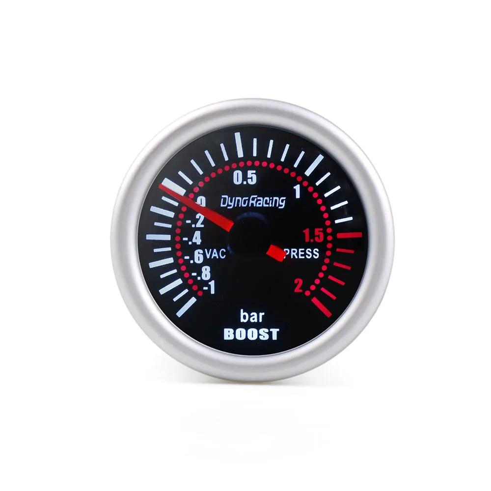 

Dynoracing 2" 52mm Universal 12V LED Smoke Len -1~0~2BAR Turbo Boost Gauge Meter / Turbo Boost Meter TT101310