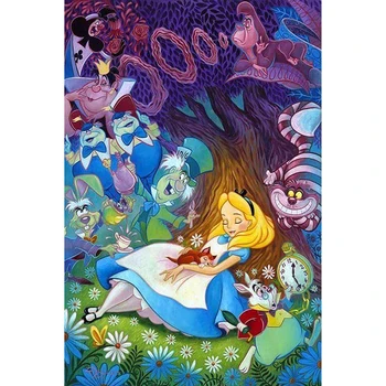 

Princess Sleeping Under Tree 5D DIY Diamond Painting Cross Stitch Diamond Embroidery Mosaic Diamond Wall Painting KBL