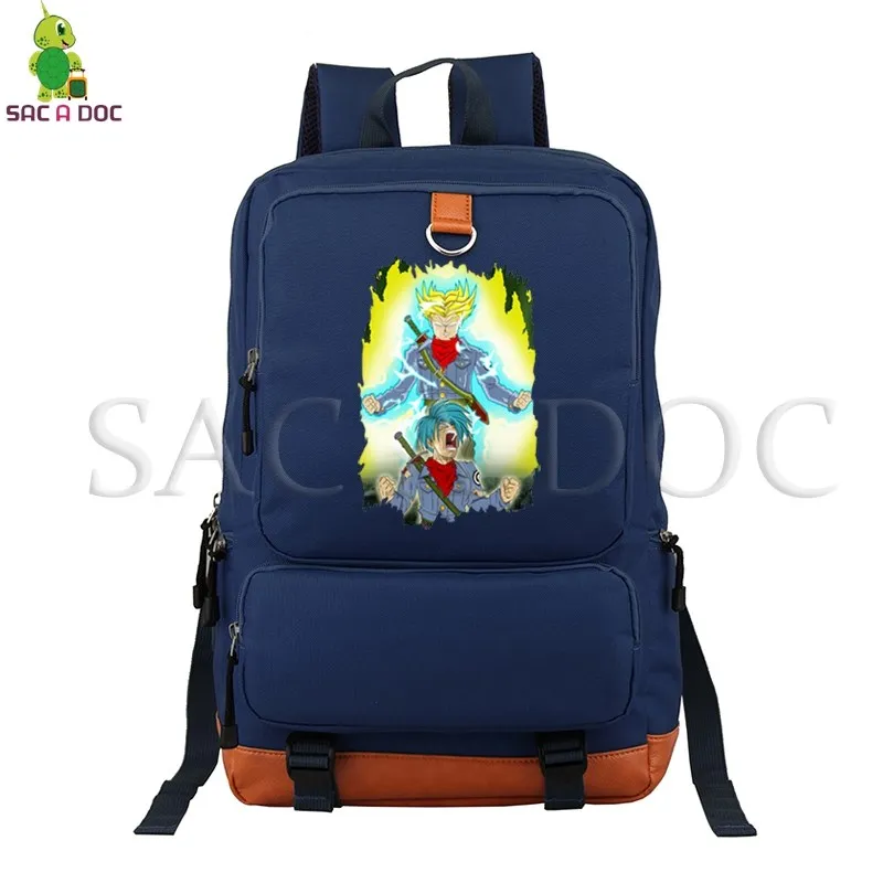 Dragon Ball Z рюкзак Супер Саян Гоку Вегета рюкзак для ноутбука с рисунком для подростков студентов школьные и дорожные сумки - Цвет: 22