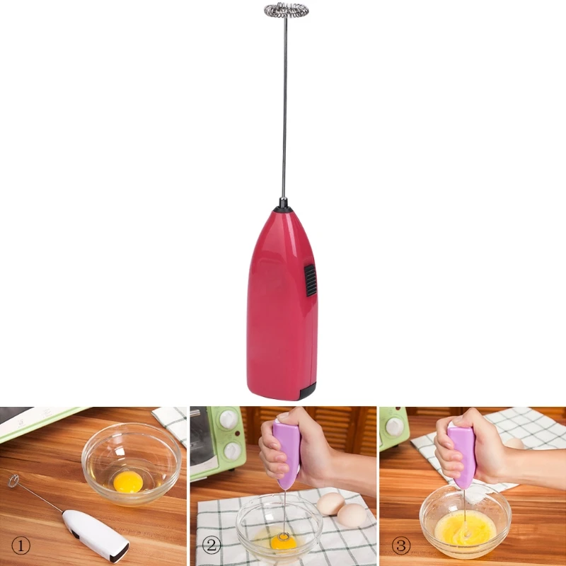 Milk Frother Drink Foamer Electric Whisk Mixer Stirrer Egg Beater