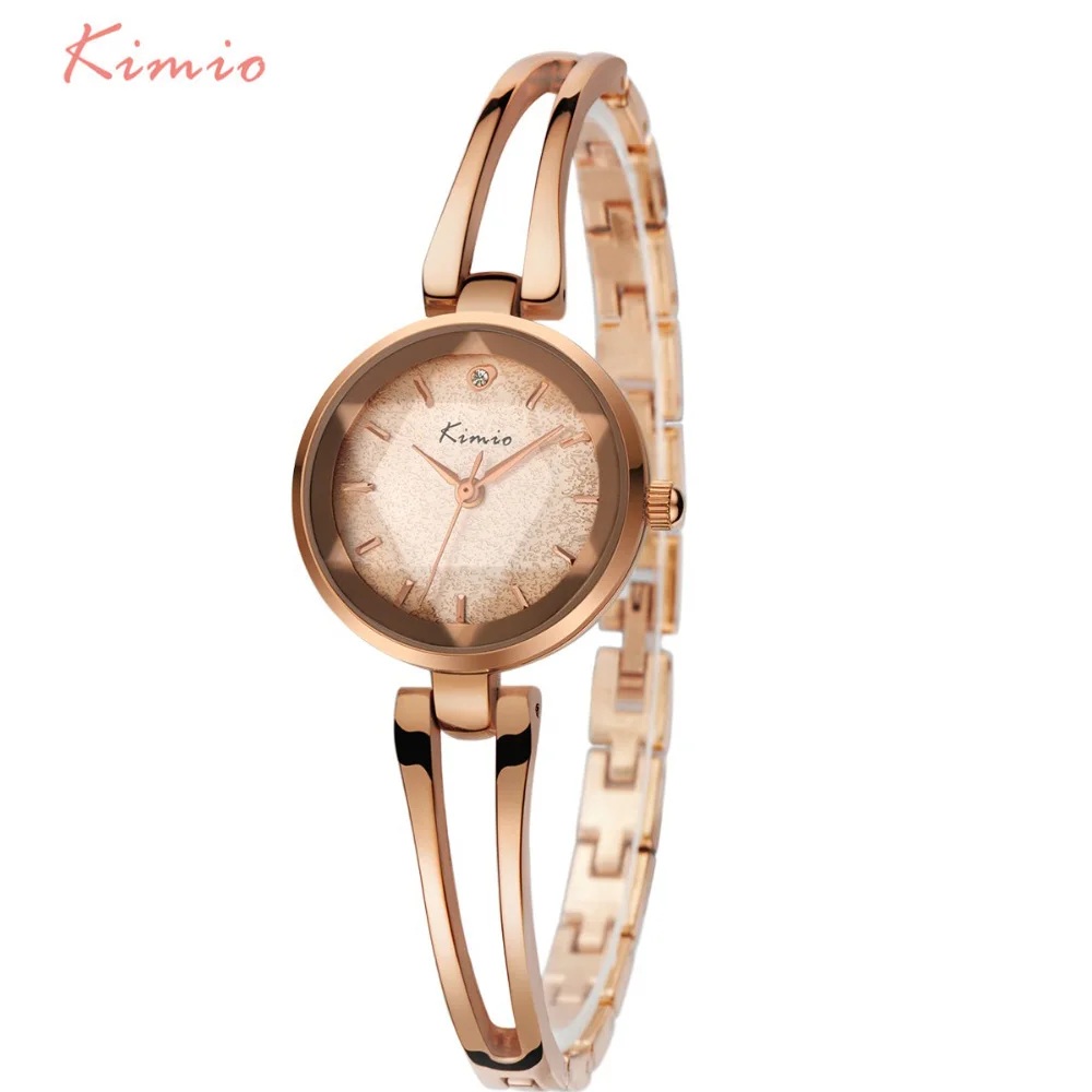 

KIMIO 2017 Women Quartz Watches Elegant Ladies Dress Watch Stainless Steel Women Bracelet Watch