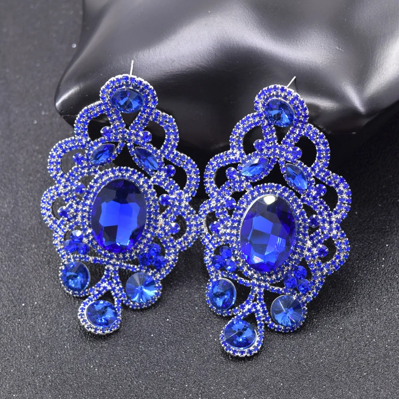 Bridal earrings sapphire (9)