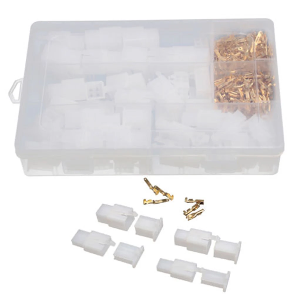 

380pcs Connectors Motorcycle Car Electrical 2.8mm 2 3 4 6 Pin Auto Connectors Car Accessories @8 WWO66