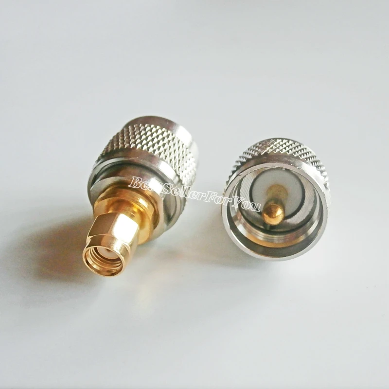 

1Pcs RP SMA Male RPSMA Plug to UHF Male PL-259 PL259 Jumper RF adapter connector Radio