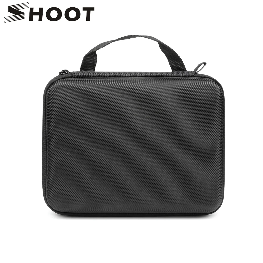 

SHOOT Middle Size Portable EVA Collection Box Case for GoPro Hero 6 5 7 Black Xiaomi Yi 4K Sjcam Action Camera Go Pro 6Accessory