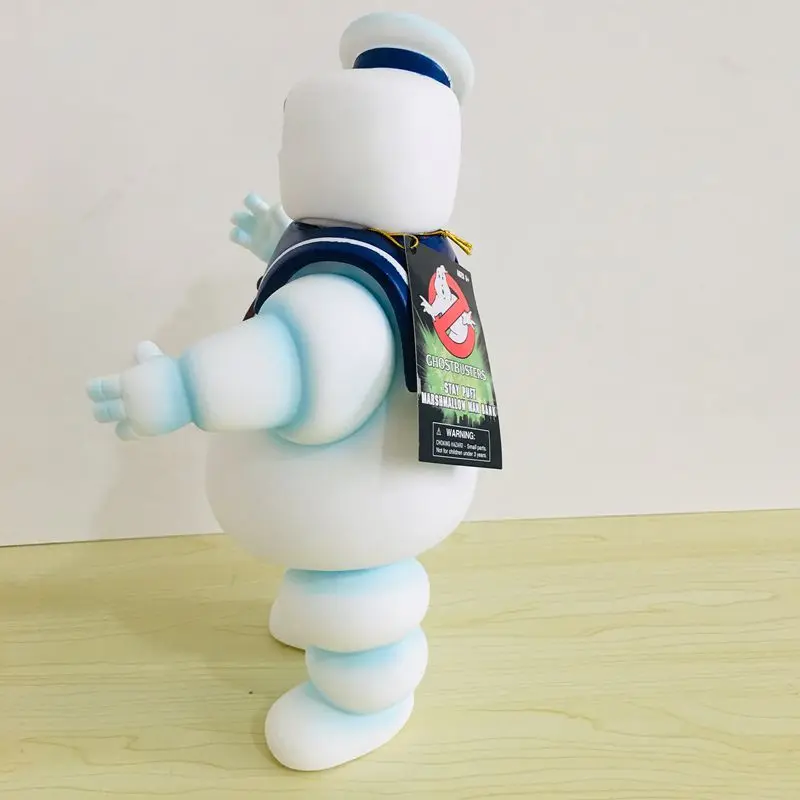 28 см винтаж Ghostbusters 3 оставайтесь Puft Marshmallow Man Bank Sailor Action Figure Toy Dolls|Куклы| |