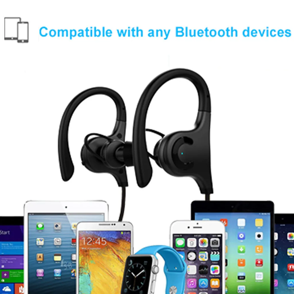 Ультра-тонкий бас водонепроницаемый шеи Bluetooth 4,1 Спорт на открытом воздухе наушники мини беспроводные наушники Bluetooth наушники# LR4