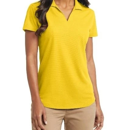 Port Authority L572 Ladies Dry Zone Grid Polo Yellow - Medium (1)