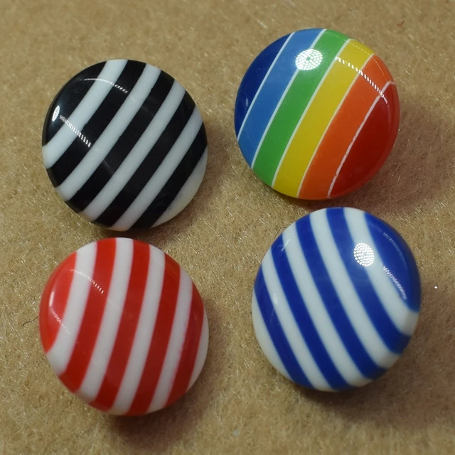 50pcs/lot size:12.5mm-25mm Candy Colors Quality Resin Buttons for Craft 4  Holes Bulk Buttons for Garments (SS-674-2)