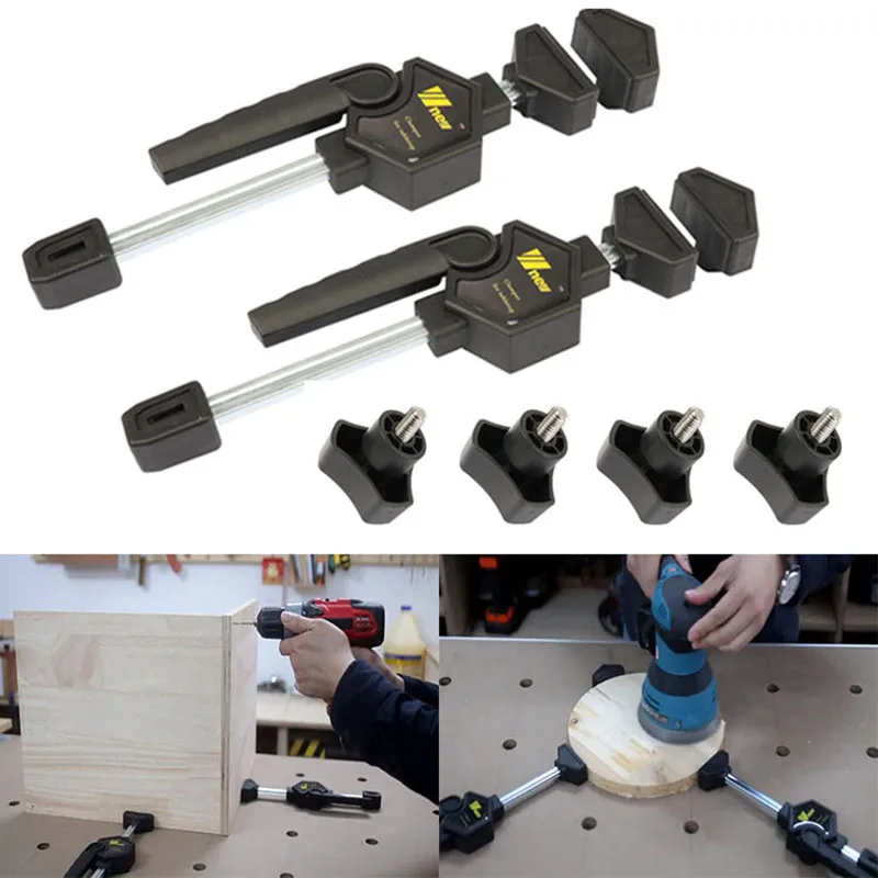 woodworking Desktop clip Adjustable Frame woodworking fast fixed clip clamp fixture for Woodworking