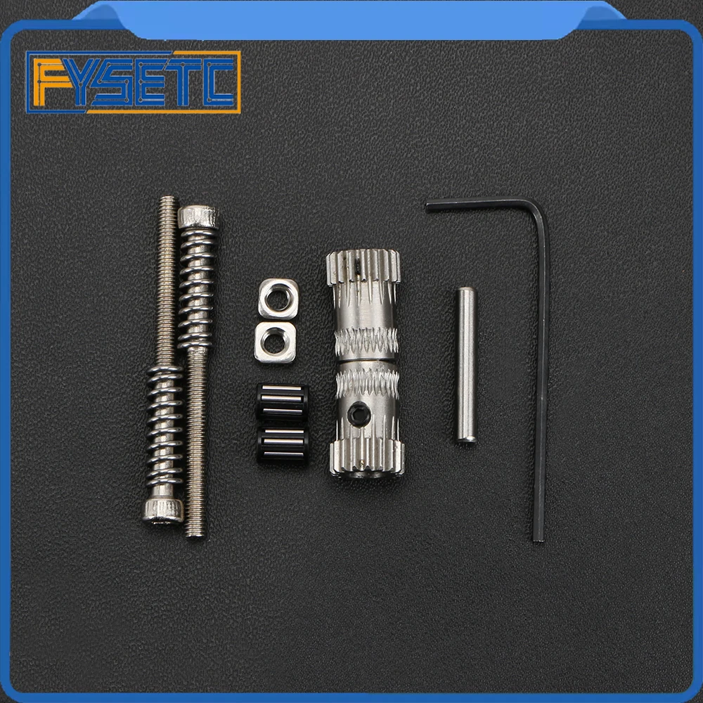 Prusa i3 mk2/mk2.5/mk3 3D طابعة الطارد القيادة التروس Btech المزدوج التروس مع 2 قطع الطارد الربيع MK3 قذف عجلة