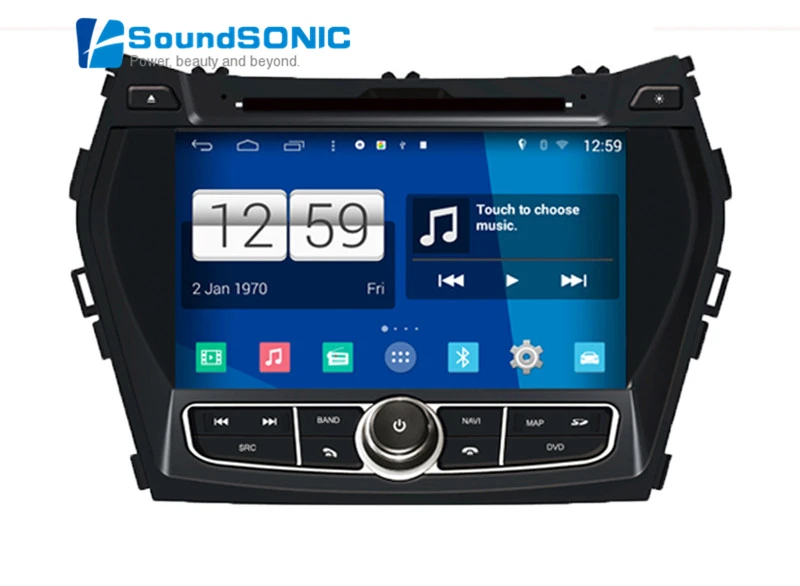 Android 4.4.4 For Hyundai Santa Fe Santafe IX45 2013 2014 2015 Car