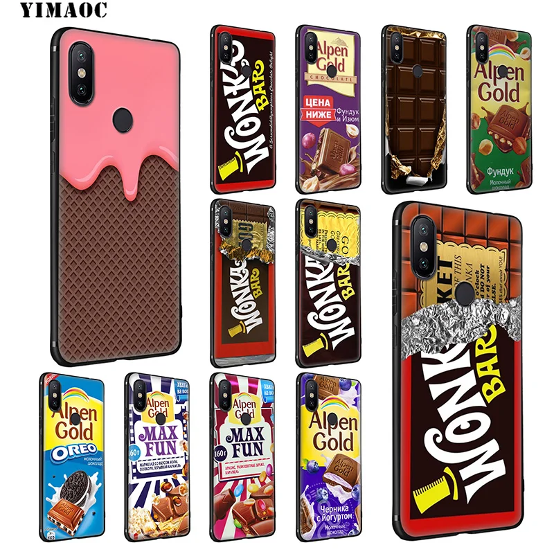 YIMAOC Alpen Wonka Chocolate Bar Soft Silicone Case for Xiaomi Redmi 7A Note 7 6 6A 5 4 4X 4A 5A S2 Plus K20 Pro Lite |