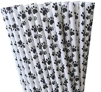 

New!! 1000pcs Paper Drinking Paper Straw First Birthday Party, Baby Shower, Pet Lover, Animal Lover Gift, Dog Mom Gift