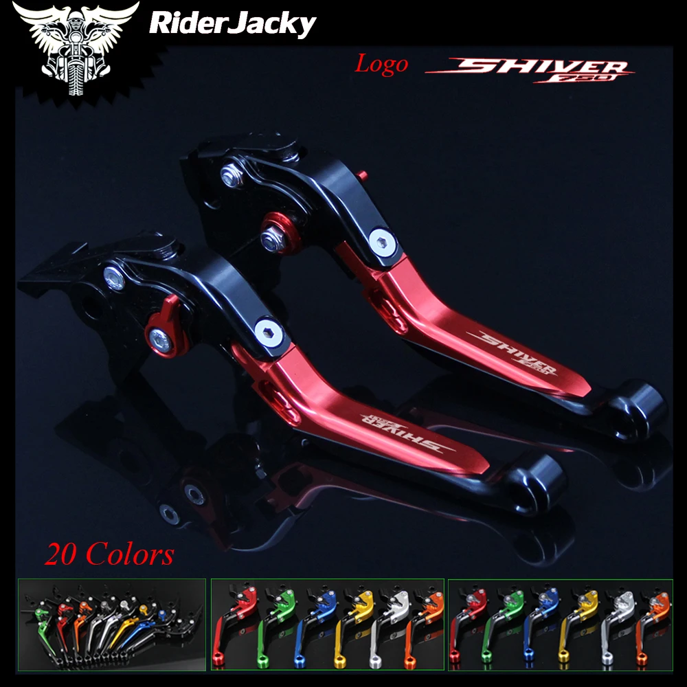 

Riderjacky Red+Black For Aprilia SHIVER 750 2007-2016 2014 2015 Adjustable Folding Extendable Motorcycle Brake Clutch Levers
