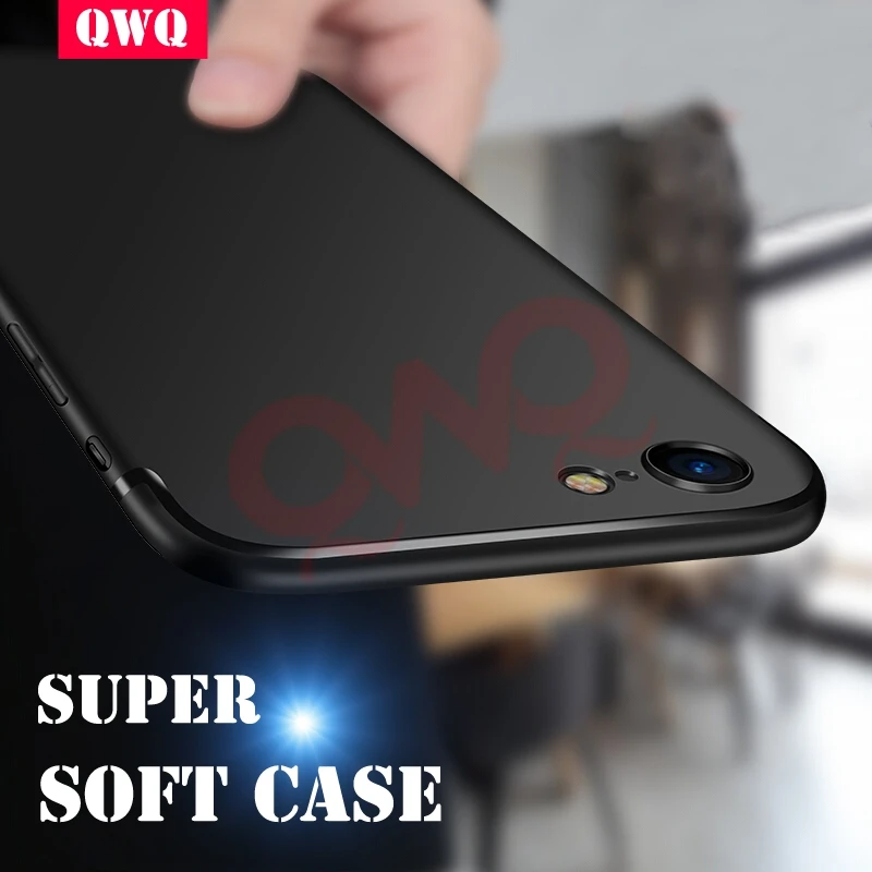 Silicon Ultra Thin Soft TPU Cases For iPhone 7 7Plus 8 8Plus X Case Matte Full Cover 5 5s SE 6 6s Plus 6sPlus | Мобильные телефоны