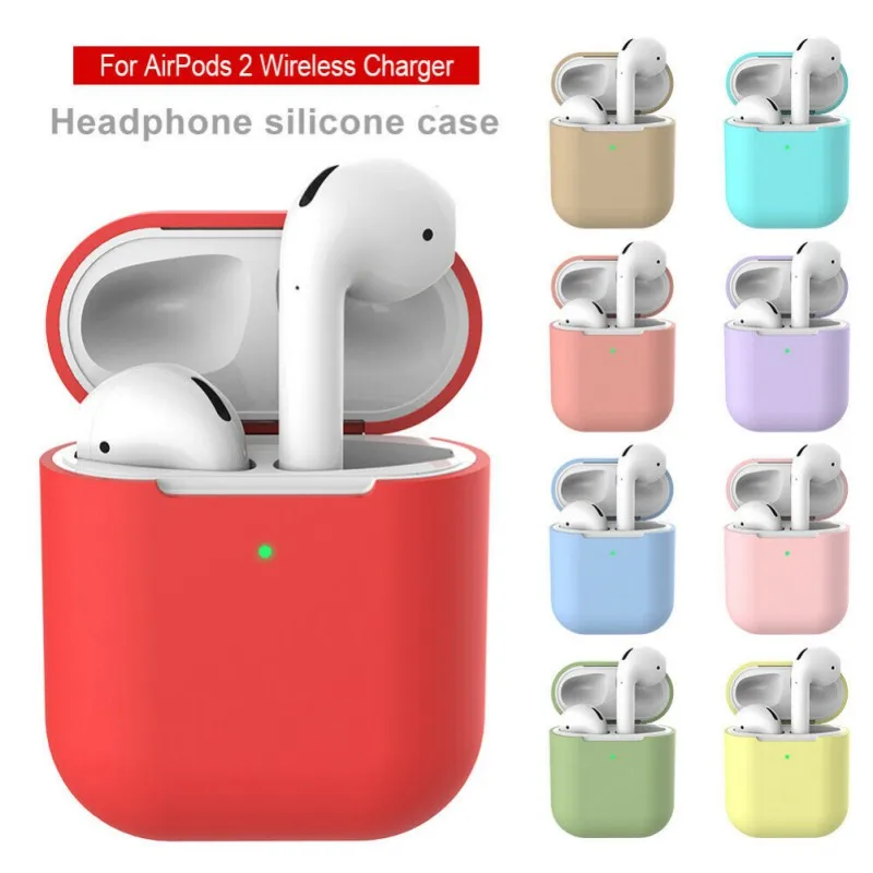 

360 Degree Full Protection for AirPods Silicone Earphone/Earpiece Case Protective Cover for 2nd Generation AirPods Earphone