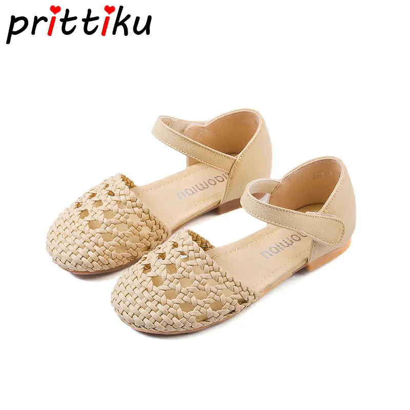 Summer 2018 Toddler Girls Closed Toe Cut Out Sandals