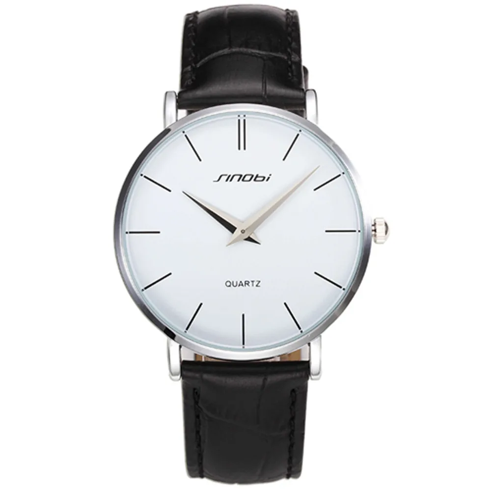 Prix pour Sinobi 2016 nouvelle casual slim hommes quartz montre ultra mince en cuir montres classique montres relogio masculino homme horloge Prix pour Sinobi 2016 nouvelle casual slim hommes quartz montre ultra mince en cuir montres classique montres relogio masculino homme horloge