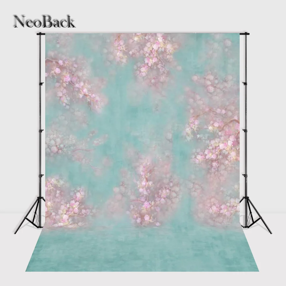 

NeoBack 5x7ft Premium Fabric Foldable Washable Durable Seamless Studio Photo Backgrounds Children Kids Floral Backdrop 57TP0635