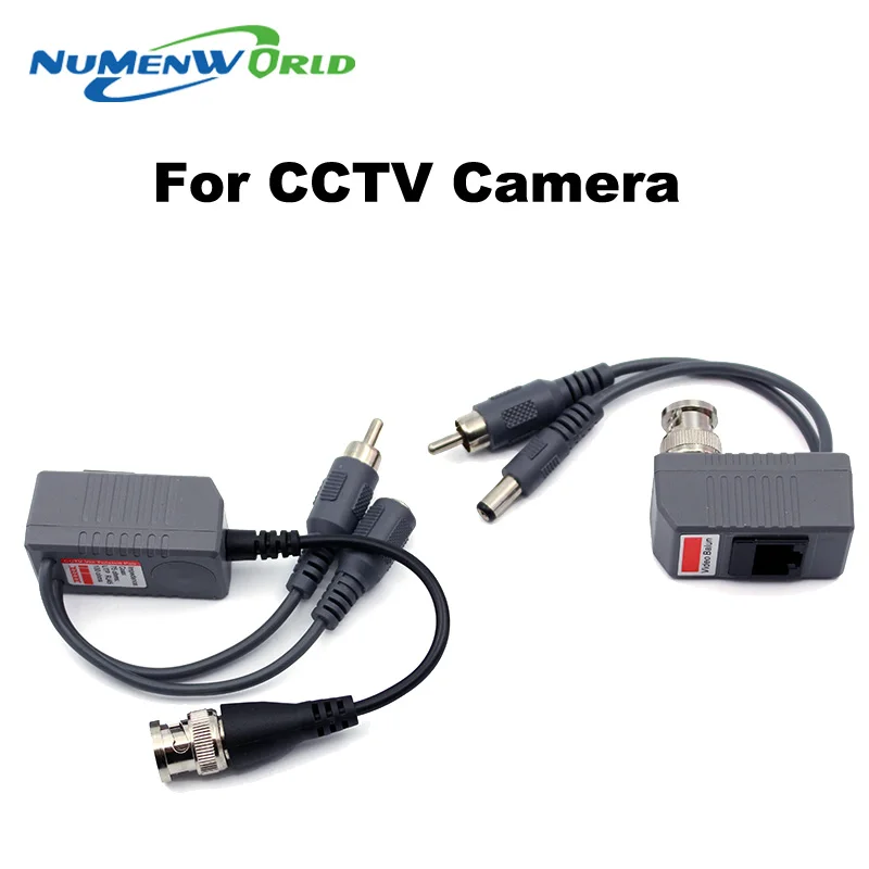 Горячие UTP CCTV BNC Видео Balun power Пассивный Rj45 POE Power видео аудио 3 в 1 трансивера системы