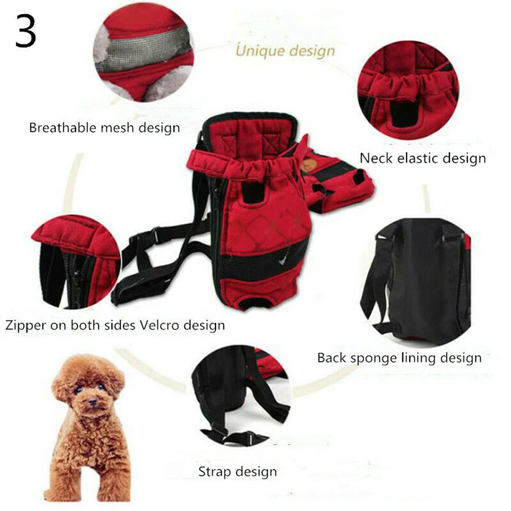 Рюкзак для перевозки животных Регулируемая переноска для домашних животных Передняя переноска для кошек сумка для переноски собак