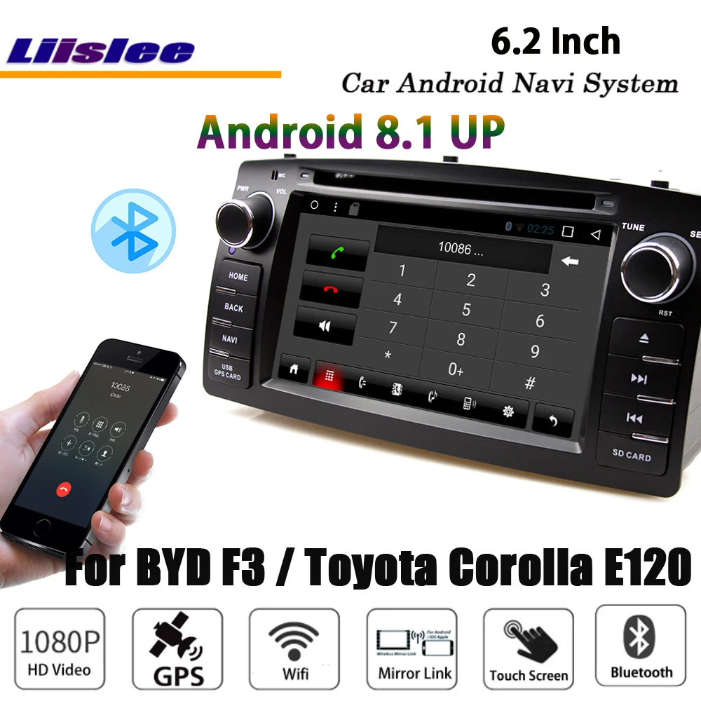 Excellent Liislee Android 8.1 For BYD F3 / For Toyota Corolla E120 Stereo Car Radio BT Carplay GPS Navi Map Navigation System Multimedia 3 Excellent Liislee Android 8.1 For BYD F3 / For Toyota Corolla E120 Stereo Car Radio BT Carplay GPS Navi Map Navigation System Multimedia 3