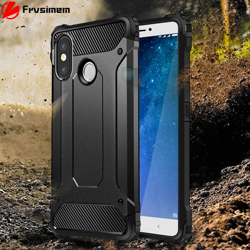 Защитный Тонкий Жесткий ПК + силикон 2 в 1 противоударный чехол для XiaoMi RedMi Note 6 Pro