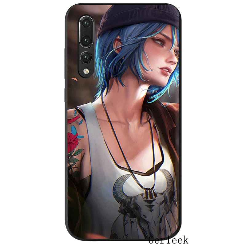 Черный мягкий чехол из ТПУ для Huawei P8 P9 P10 Lite P20 Pro MINI 2015 2016 2017 P Smart Shell|Чехлы-накладки|
